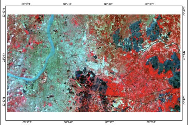 False colour composite — FCC · West Bengal