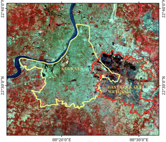 Kolkata & East Kolkata Wetland — Urban · Wetland